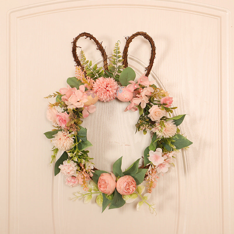Bunny Easter Egg Wreath
