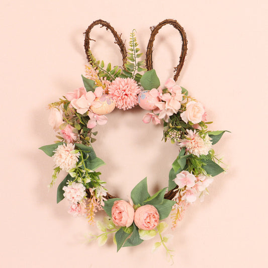 Bunny Easter Egg Wreath